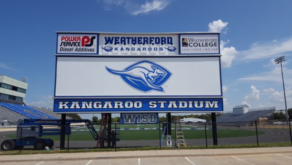 Weatherford Roos Sign