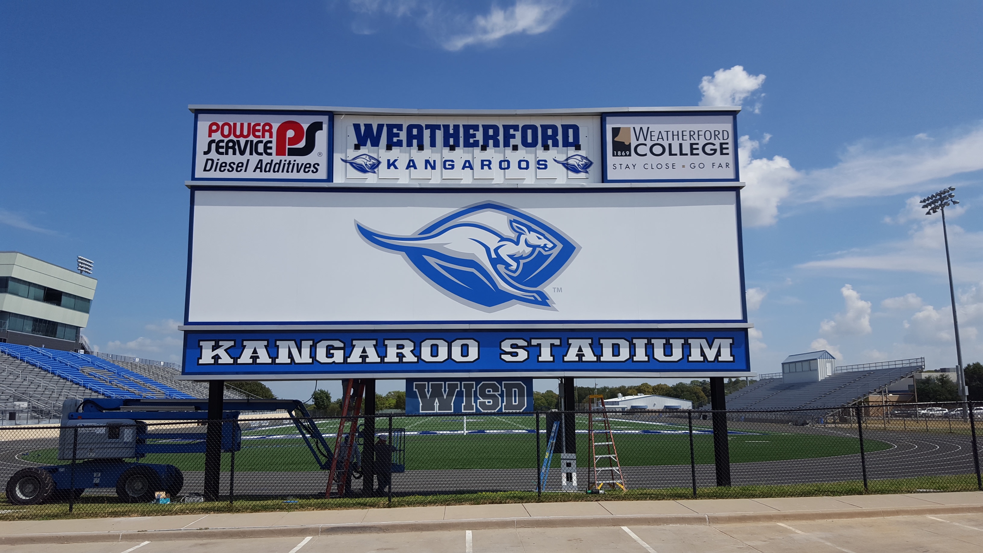 Weatherford Roos Sign