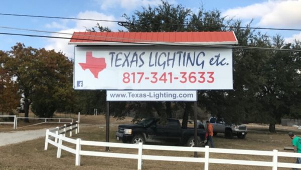 Texas Lighting Billboard