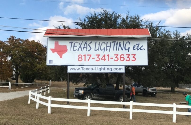 Texas Lighting Billboard
