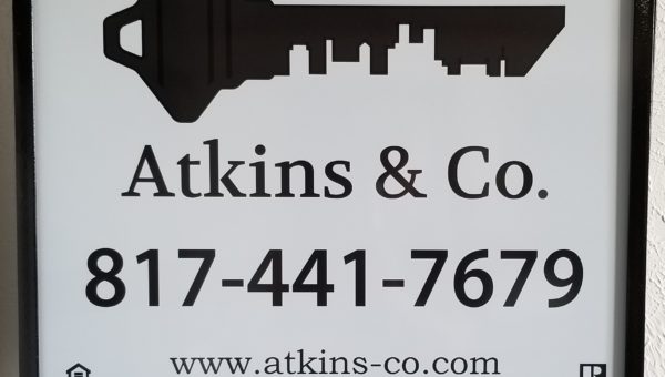 Atkins and Co Real Estate Sign