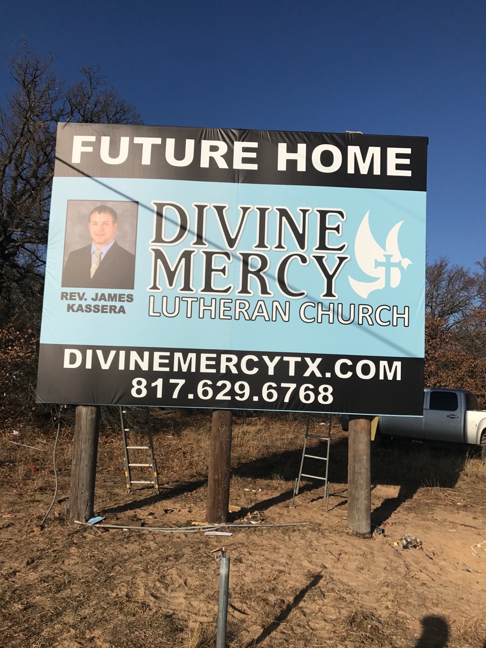 Divine Mercy Lutheran Church Billboard